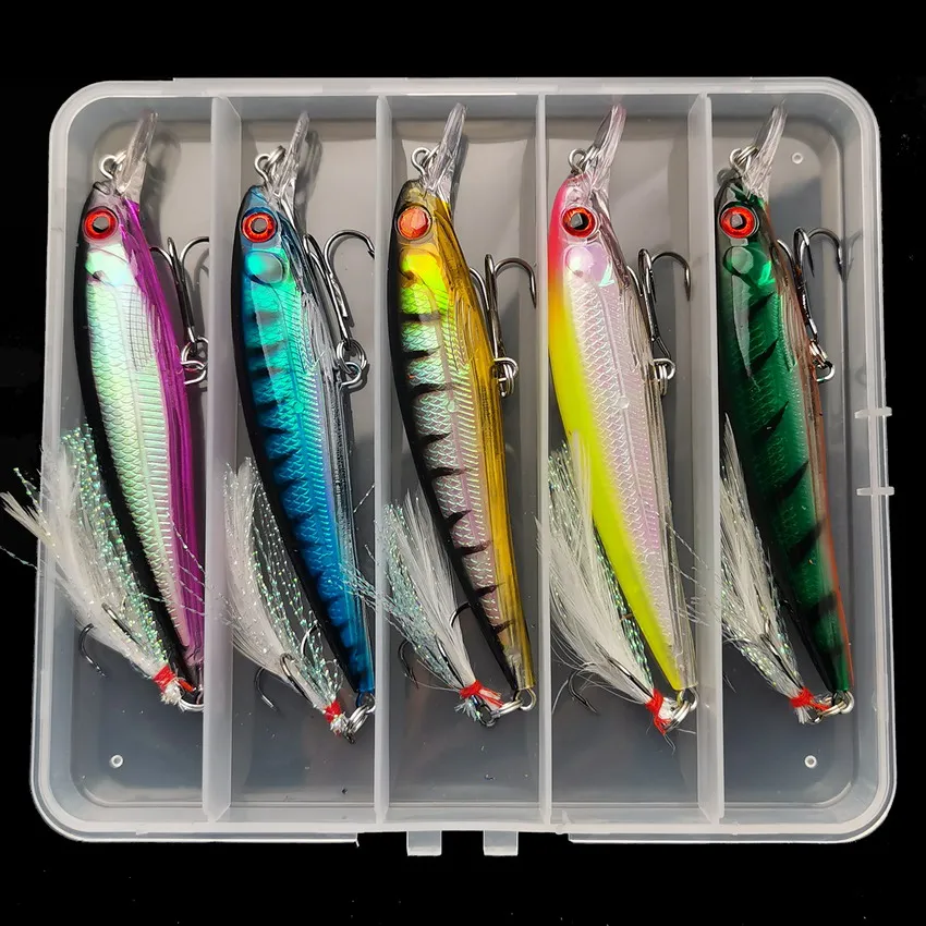 Fishing Lure - 레이저 3D 눈 생체 공학 미노우
