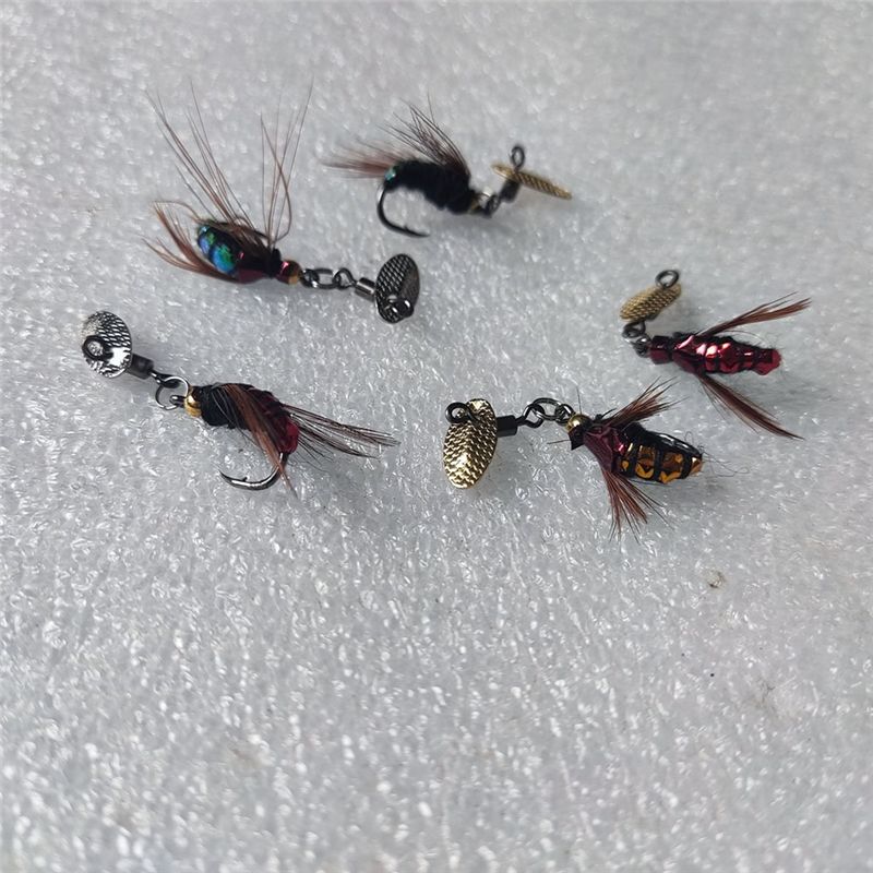 Fishing Lure - T34C 스팽글 루어 미끼 인공 플라이