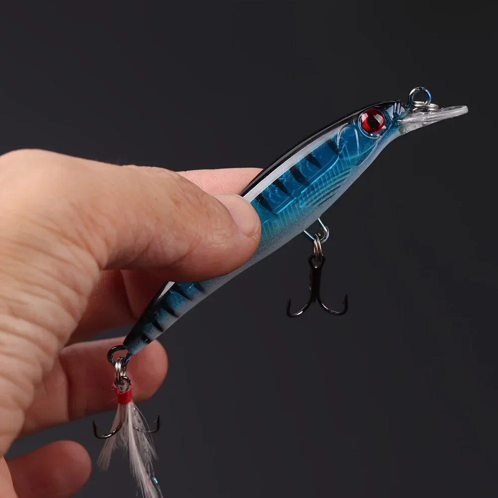 레이저 3D 눈 바이오닉 미노우 낚시 미끼 5개/박스  - Fishing Lure 리뷰 및 가격